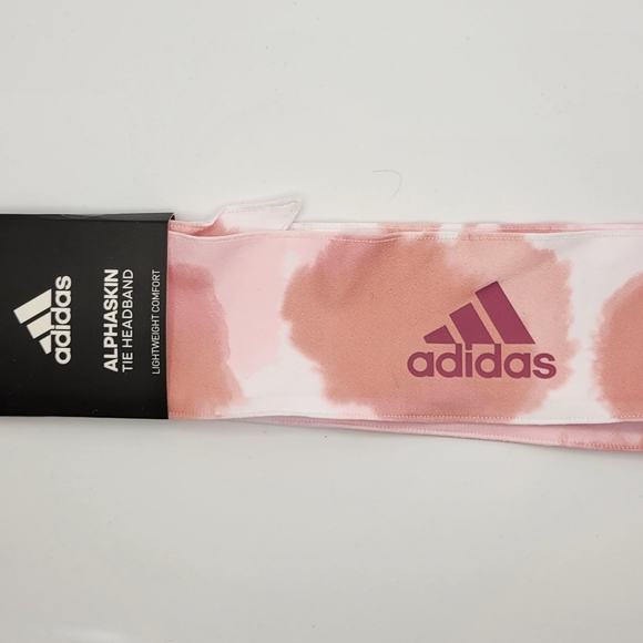 COPY - Adidas Alphaskin Print Tie Headbands NWT ! 2 Available - Picture 2 of 5